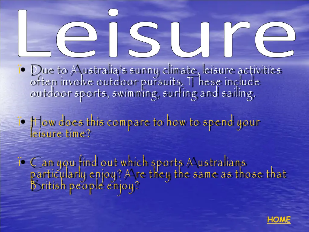 leisure