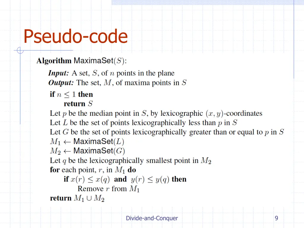 pseudo code