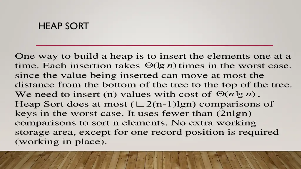 heap sort 1