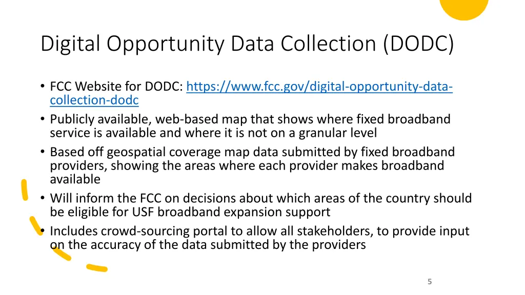 digital opportunity data collection dodc