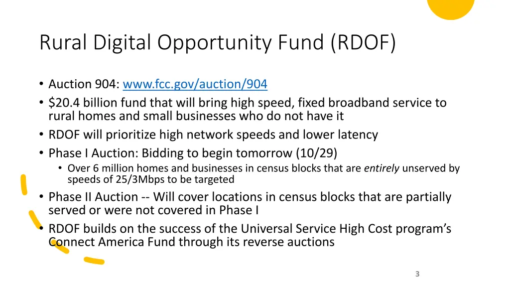 rural digital opportunity fund rdof