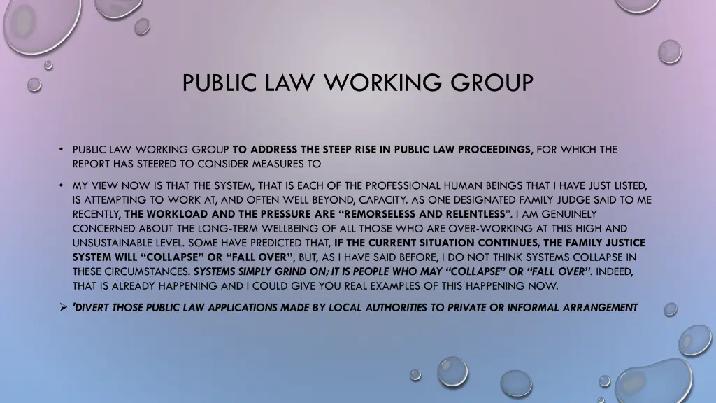 public law working group