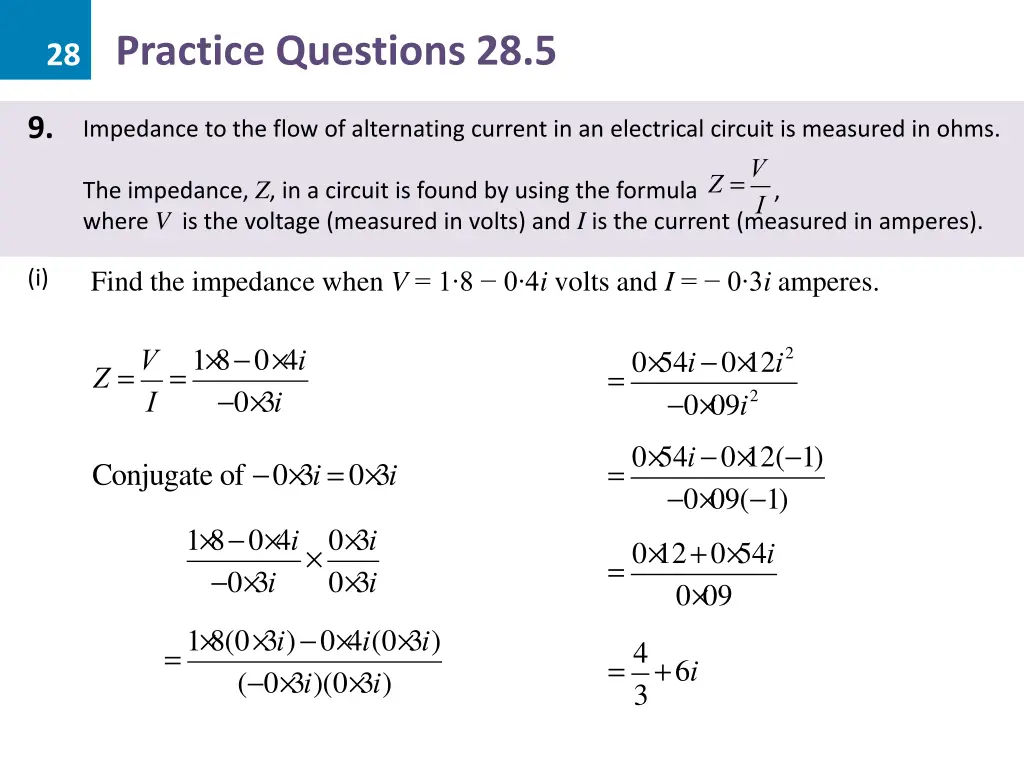 28 practice questions 28 5 33