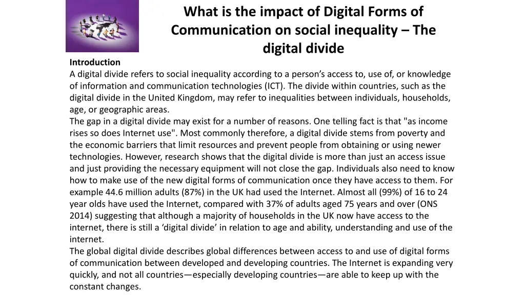 what is the impact of digital forms 1