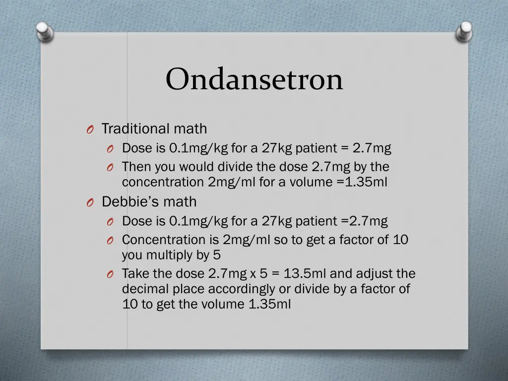 ondansetron