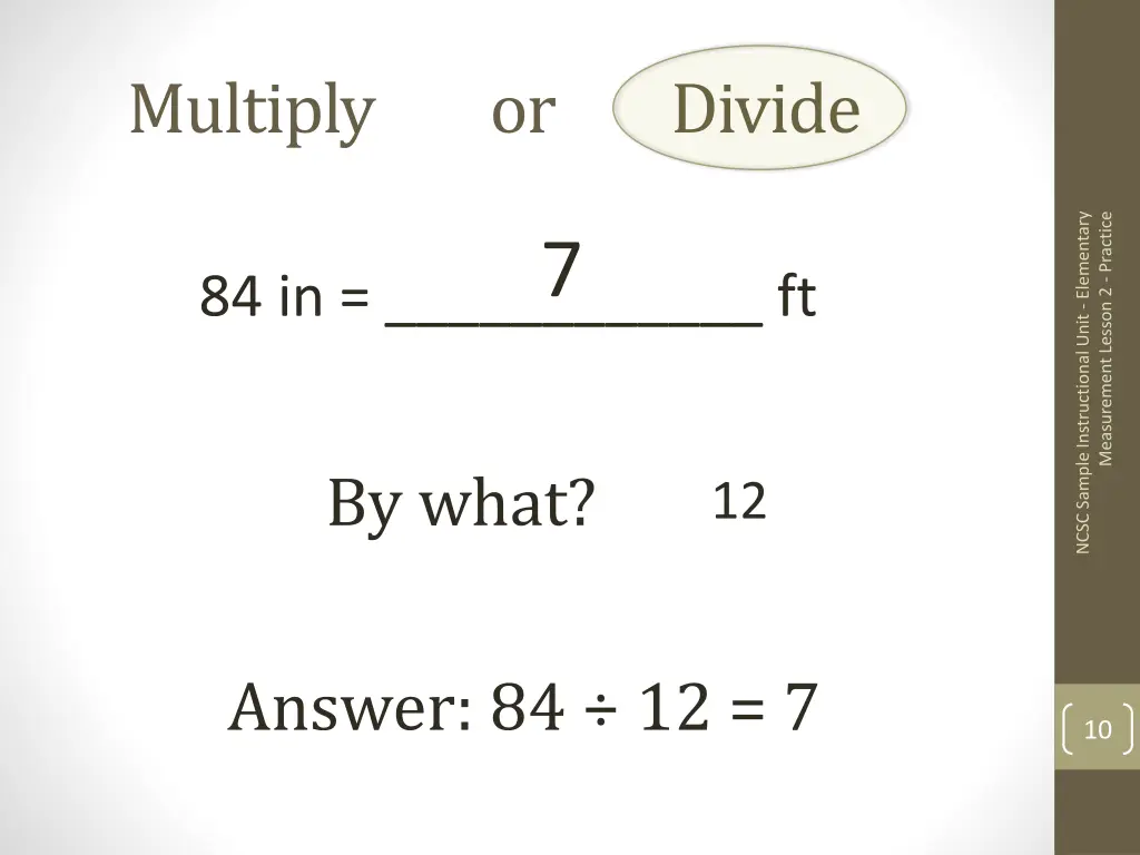 multiply or divide 8