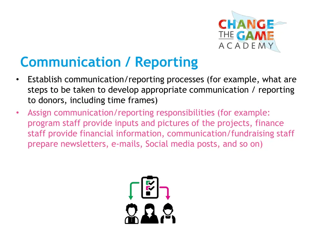 communication reporting 2