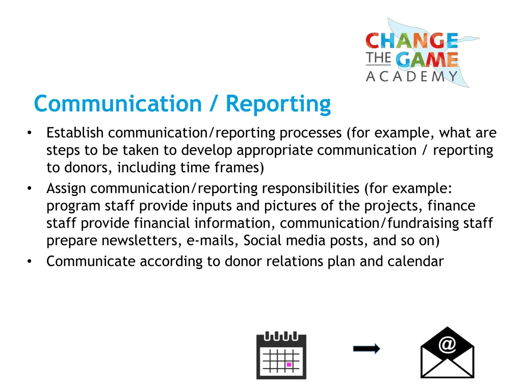 communication reporting 4