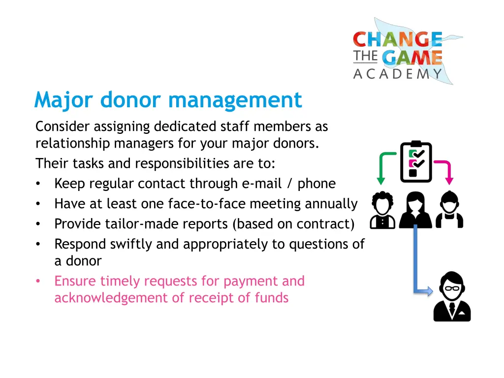 major donor management 7