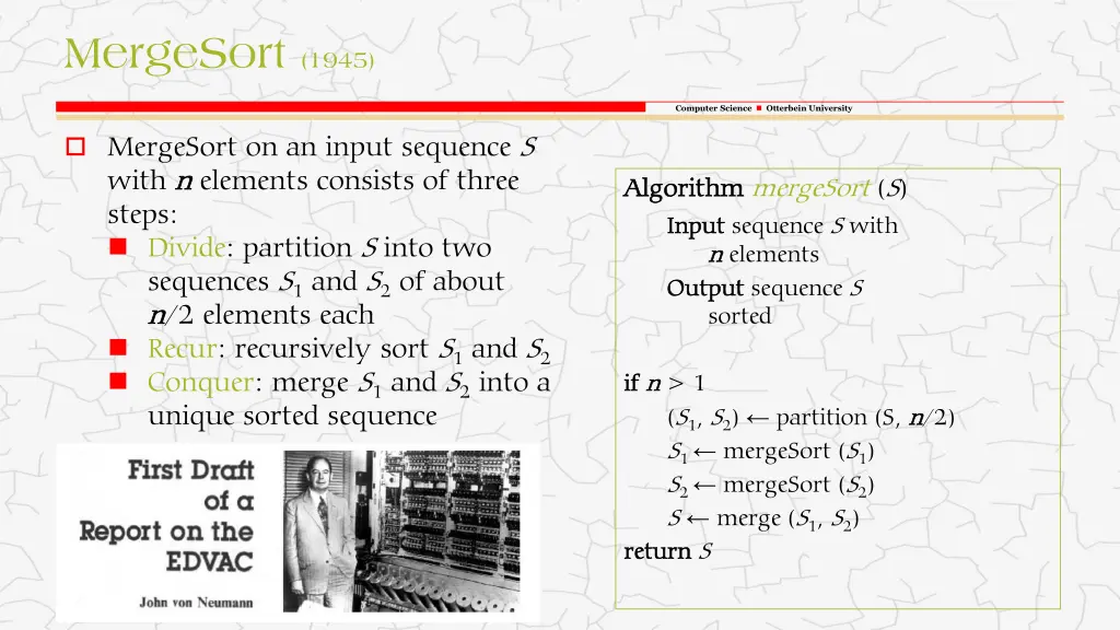 mergesort 1945