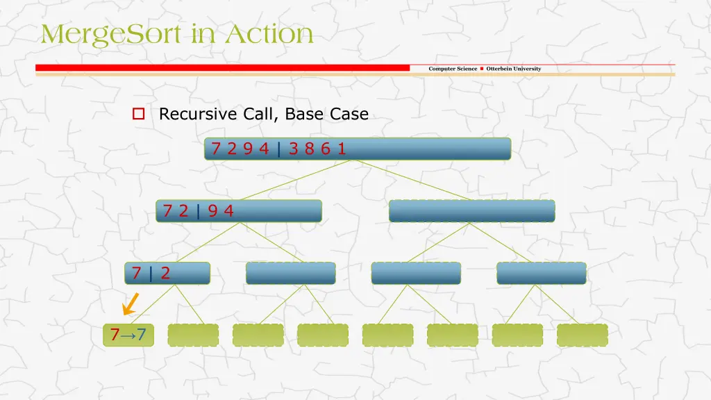 mergesort in action 3