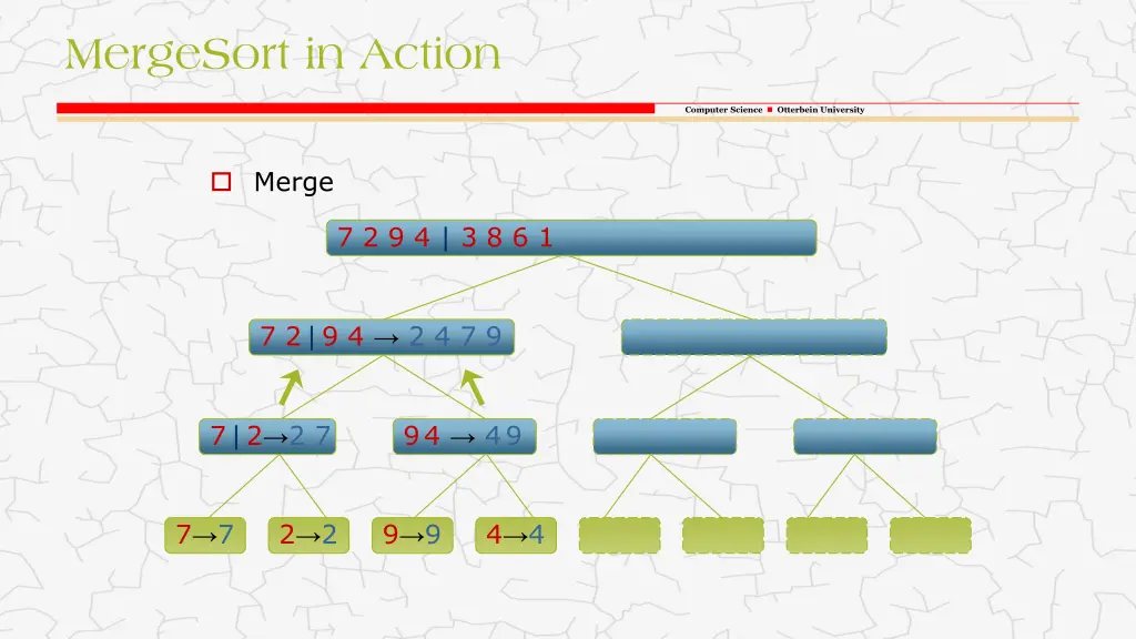 mergesort in action 7