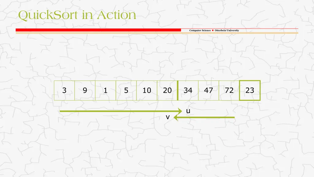 quicksort in action 4