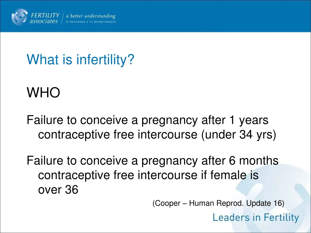 what is infertility 1