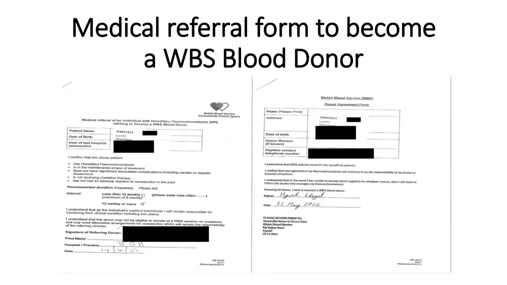 medical referral form to become medical referral