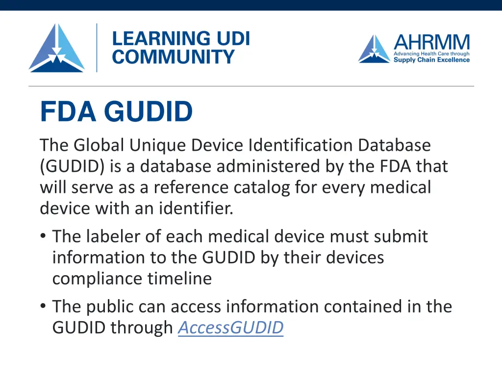 fda gudid the global unique device identification