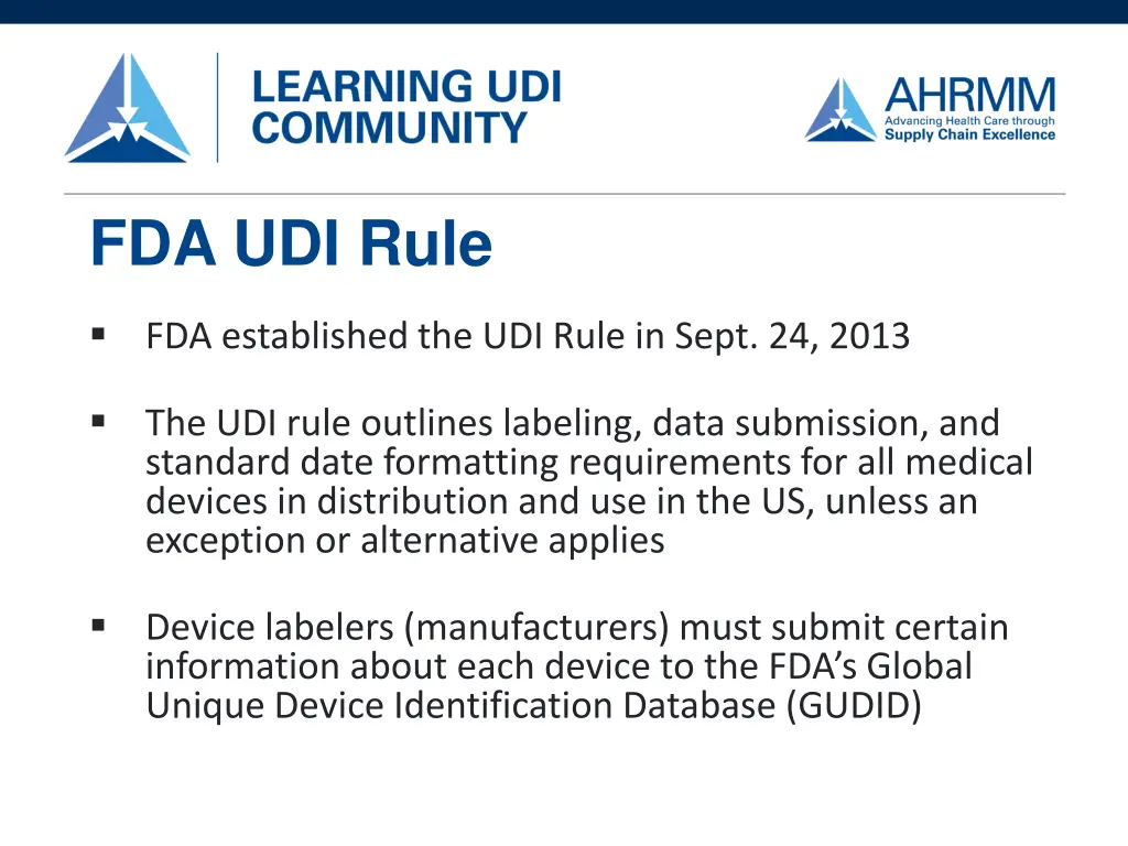 fda udi rule