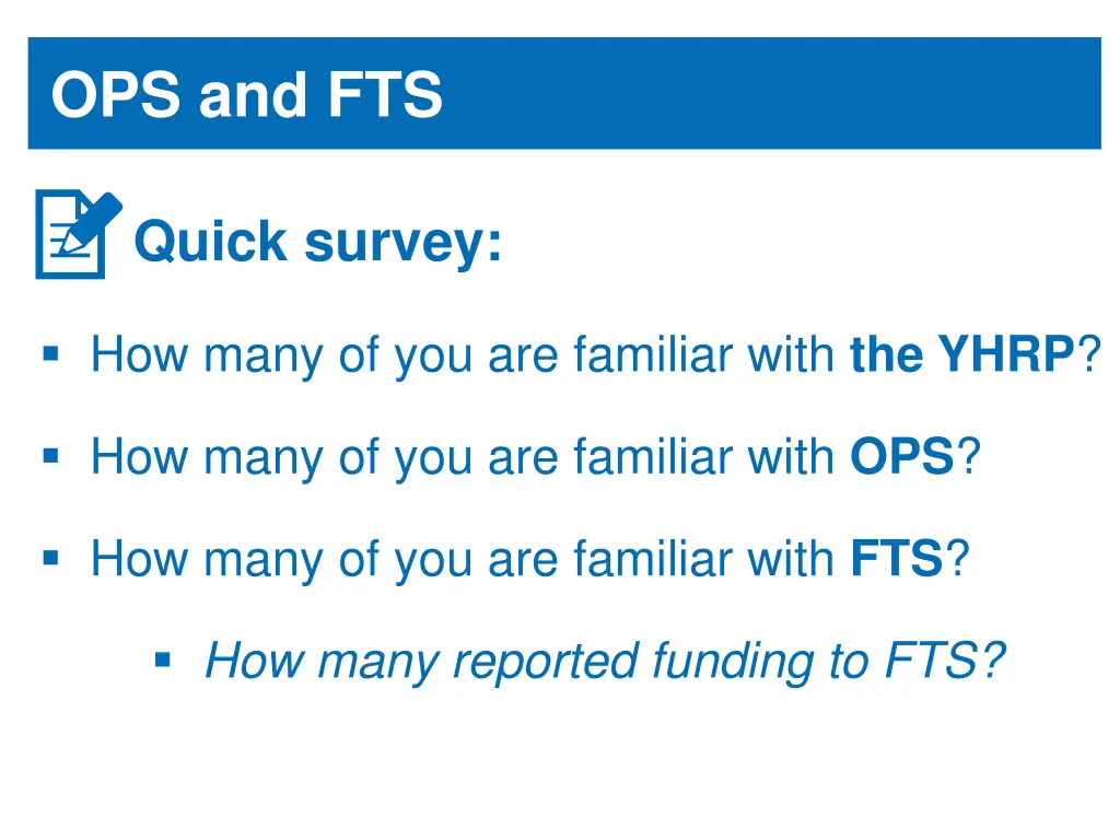 ops and fts