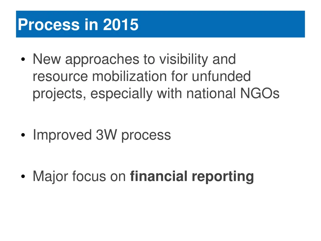 process in 2015