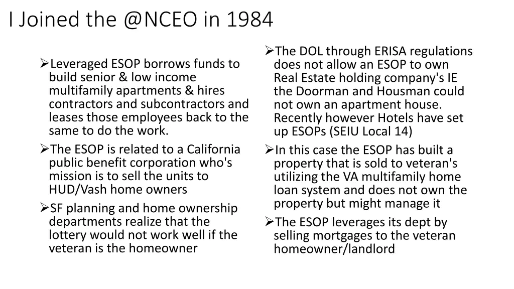 i joined the @nceo in 1984