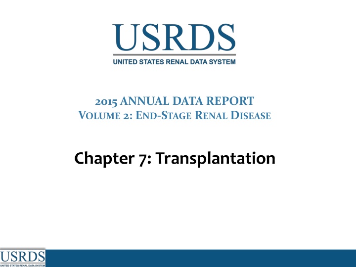 2015 annual data report v olume 2 e nd s tage