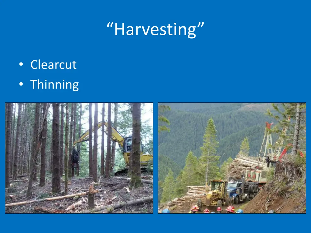 harvesting