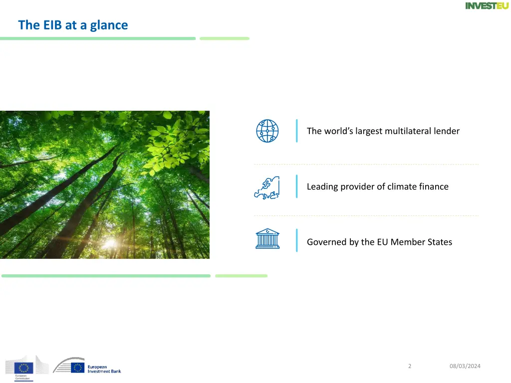 the eib at a glance