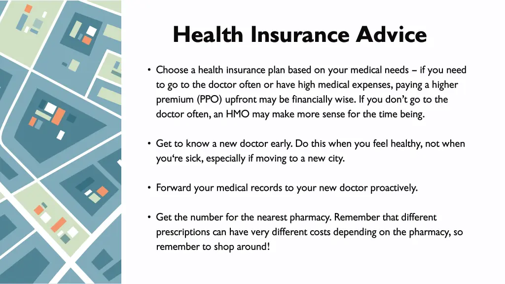 health insurance advice