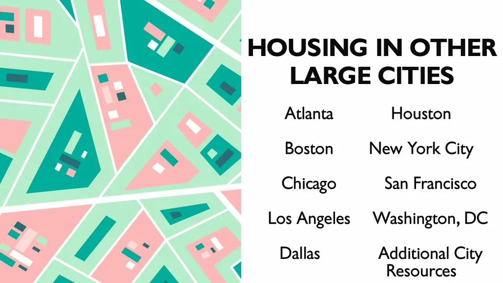 housing in other large cities