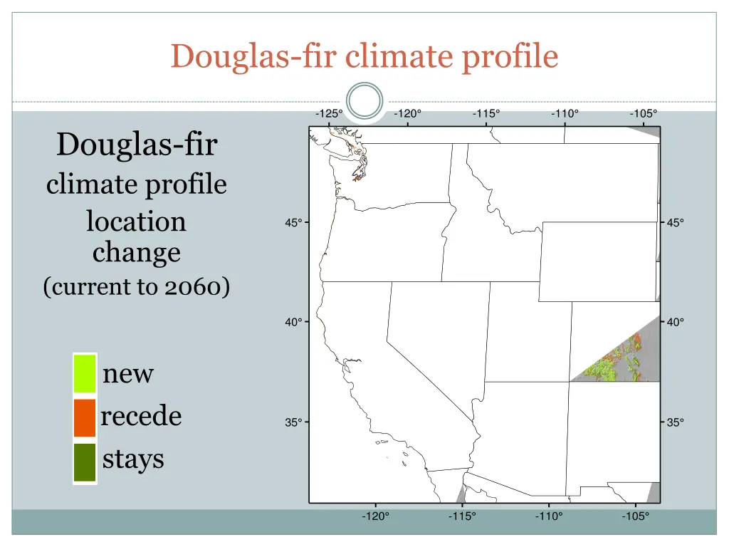 douglas fir climate profile