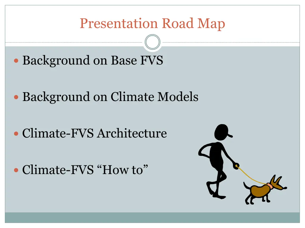 presentation road map