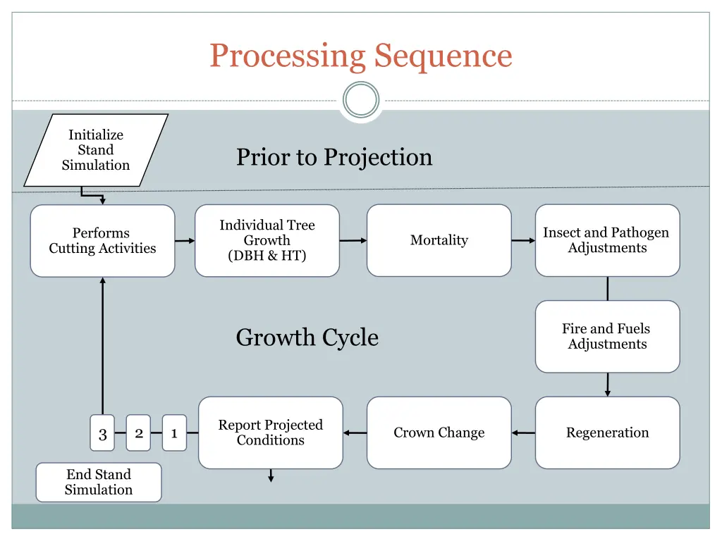 processing sequence