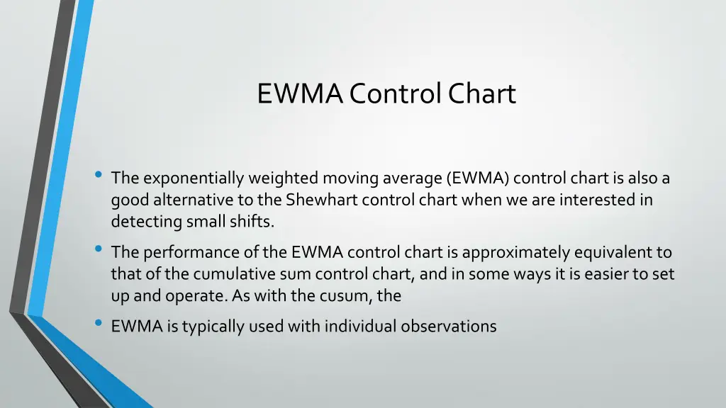 ewma control chart