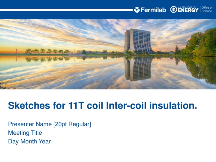 sketches for 11t coil inter coil insulation