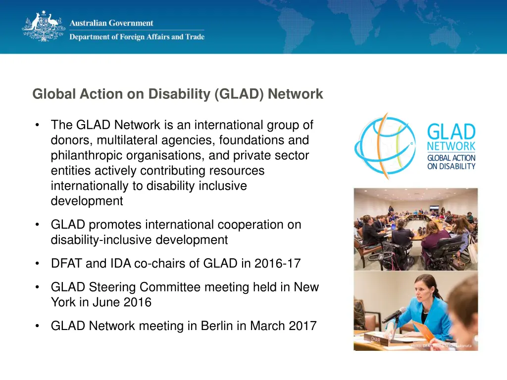 global action on disability glad network