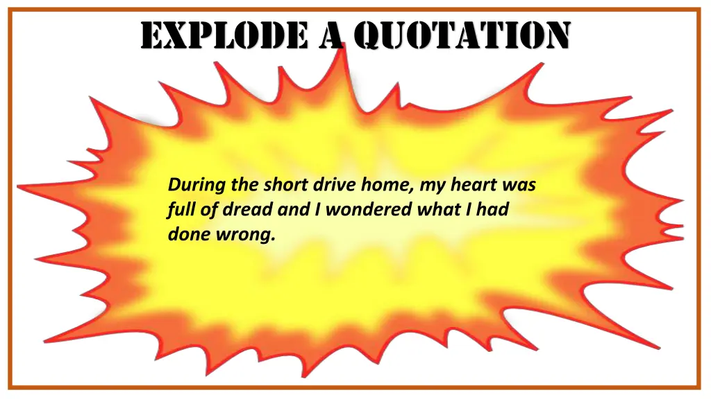 explode a quotation 3