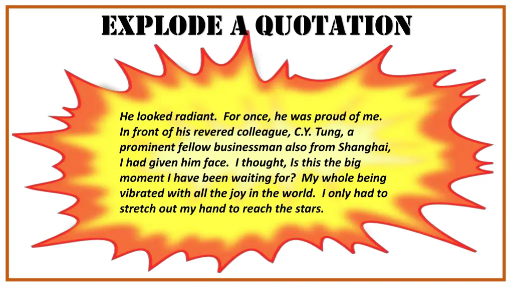 explode a quotation 8