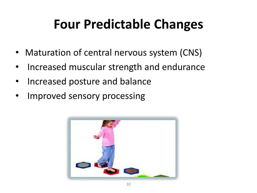 four predictable changes