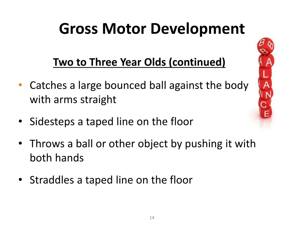 gross motor development 2