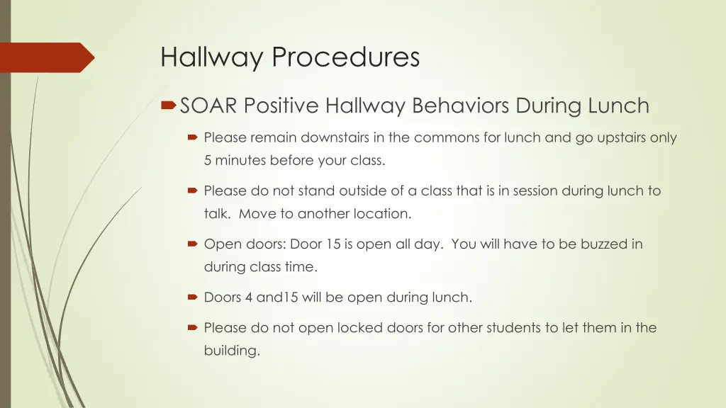 hallway procedures 3