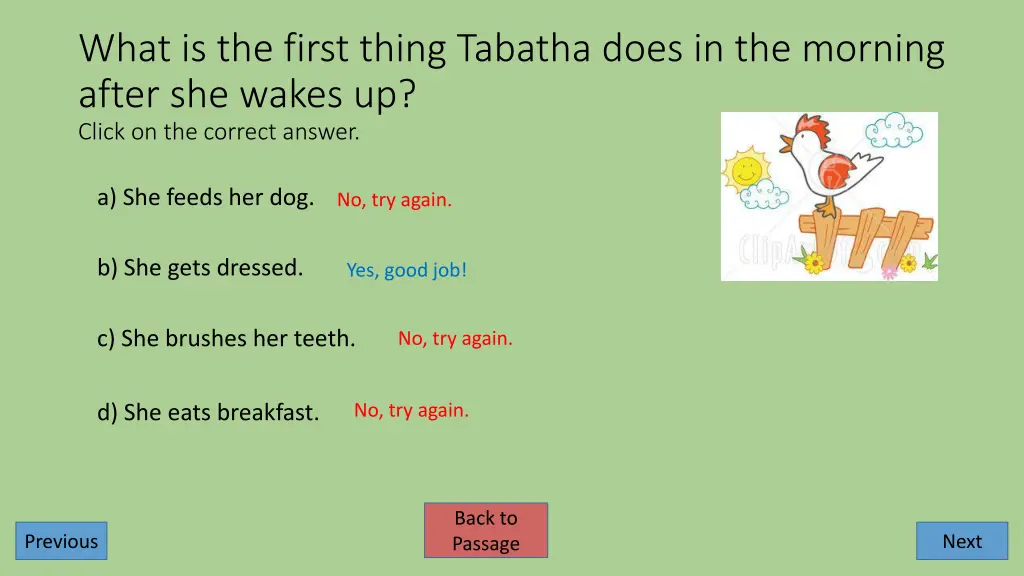 what is the first thing tabatha does