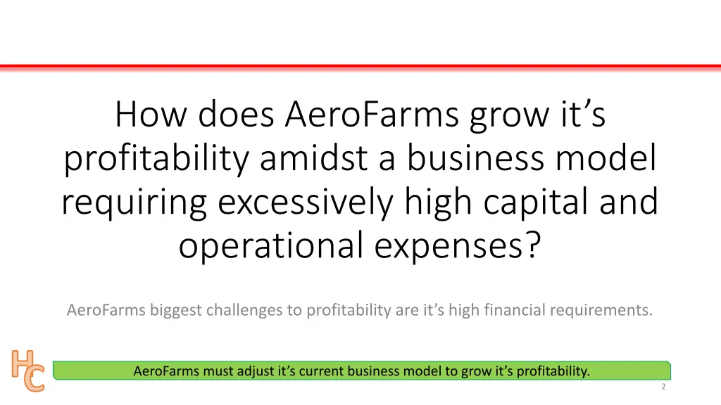 how does aerofarms grow it s profitability amidst