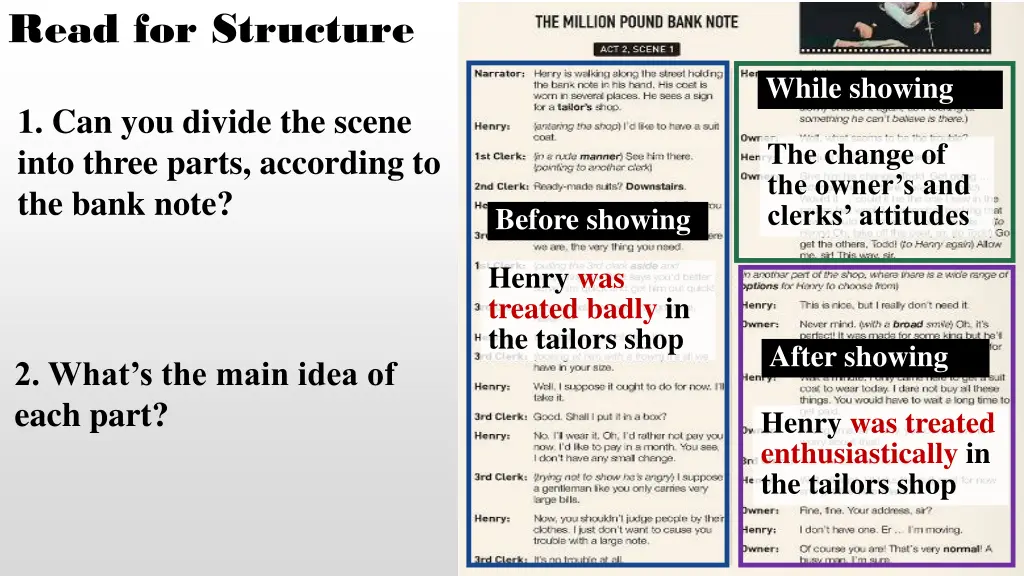 read for structure