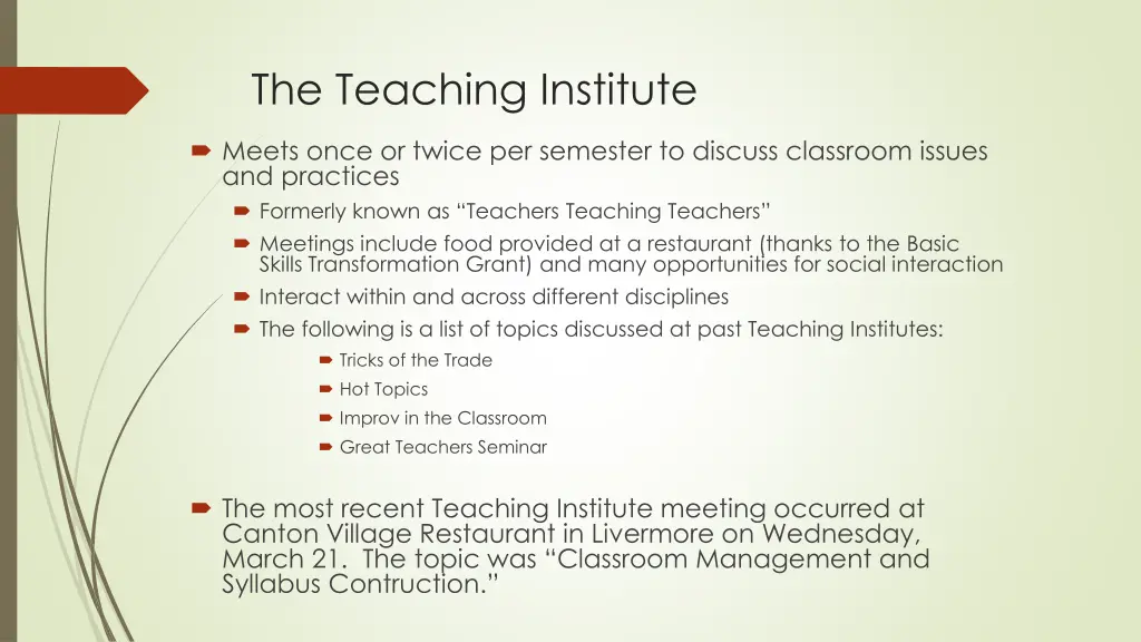 the teaching institute 1