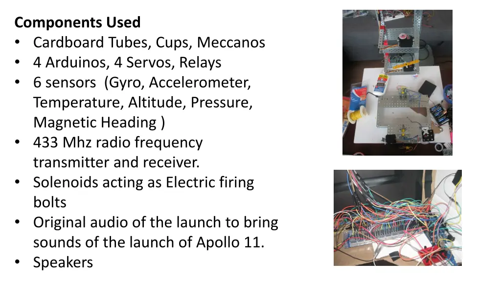 components used cardboard tubes cups meccanos