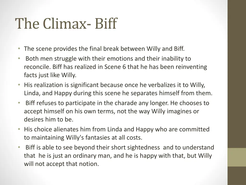 the climax biff