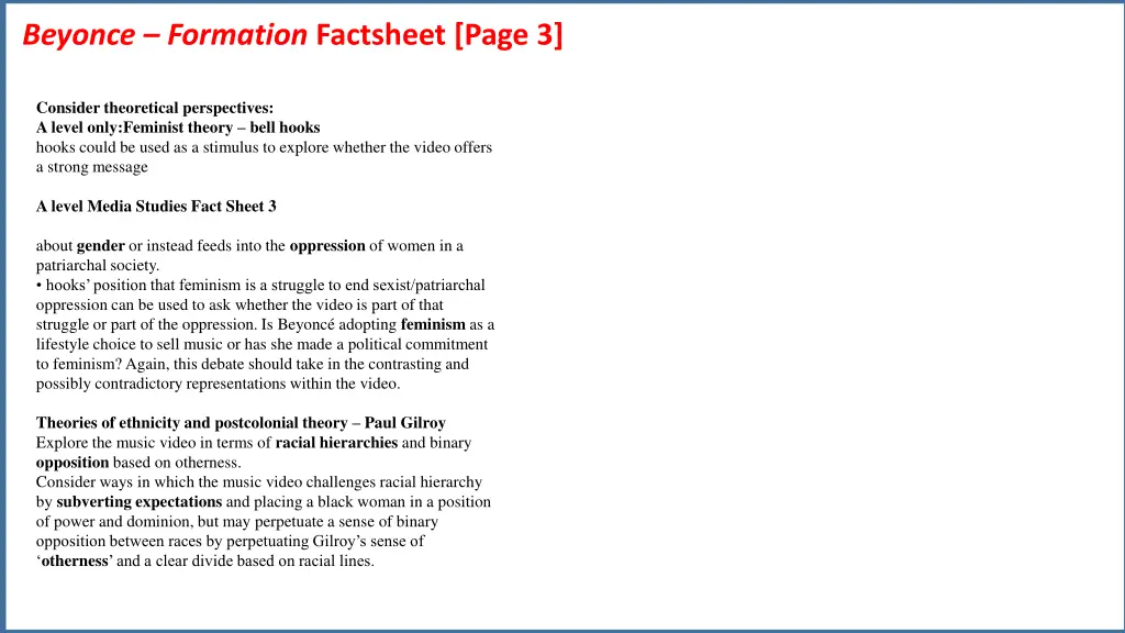 beyonce formation factsheet page 3