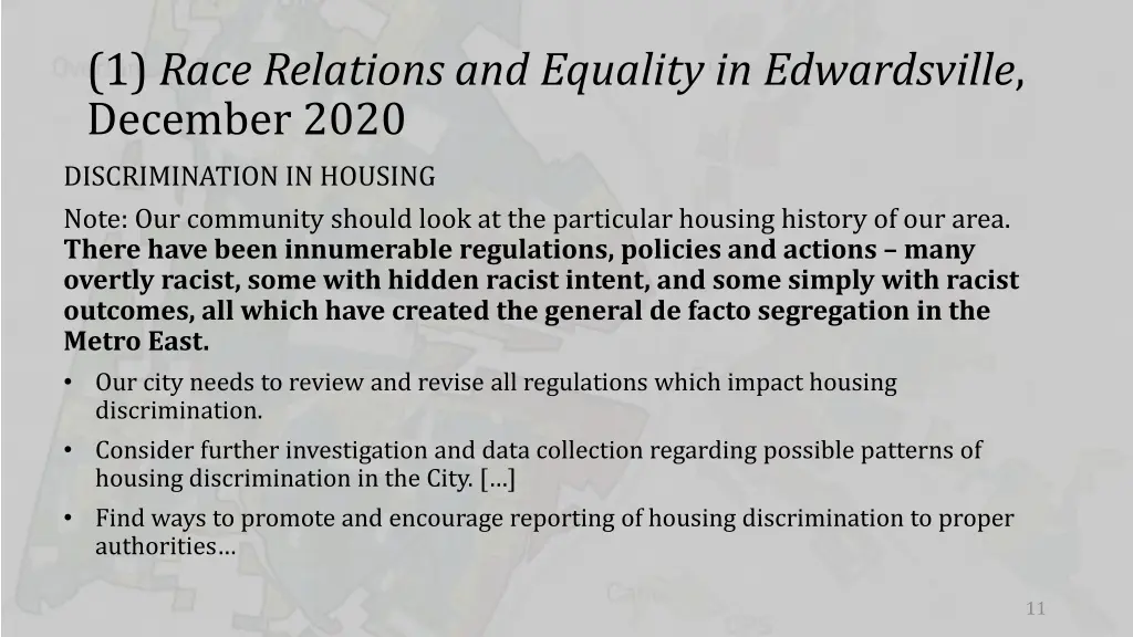 1 race relations and equality in edwardsville