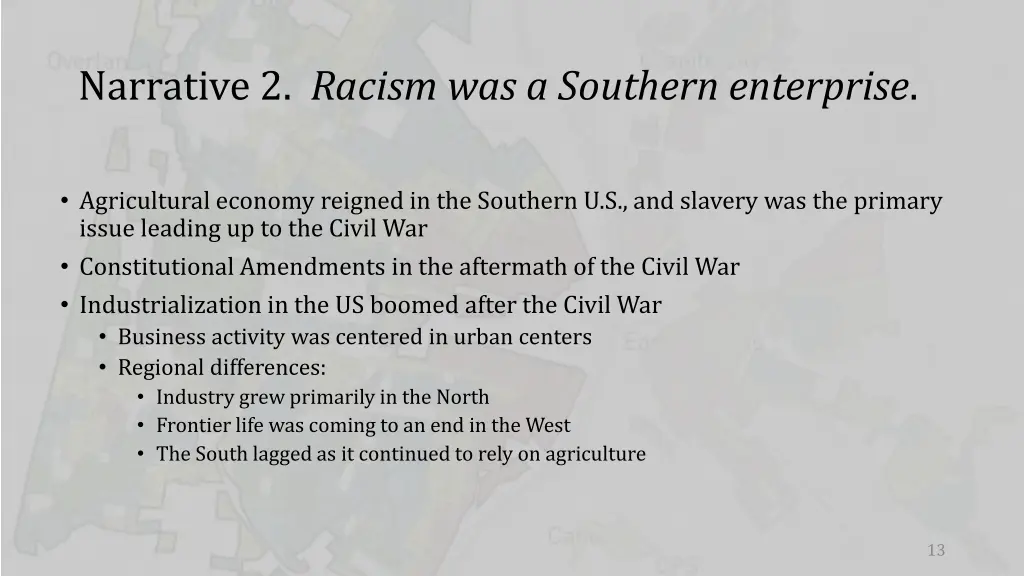 narrative 2 racism was a southern enterprise