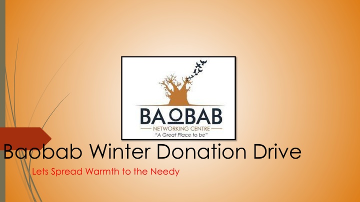 baobab winter donation drive lets spread warmth